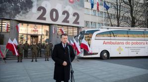 [VIDEO] Żołnierze kolejny raz oddają krew potrzebującym. Podczas inauguracji minister Mariusz Błaszczak odniósł się także do bieżących wydarzeń na Ukrainie związanych z agresją Rosji