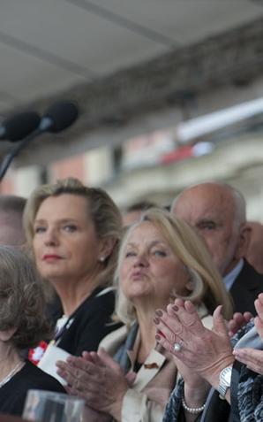 Premier Ewa Kopacz na uroczystościach z okazji Święta Narodowego 3 Maja