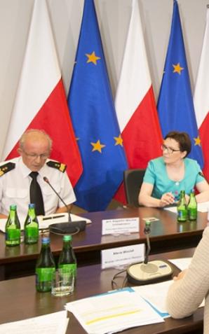 Premier Ewa Kopacz odebrała raporty od wojewodów na temat sytuacji po przejściu burz