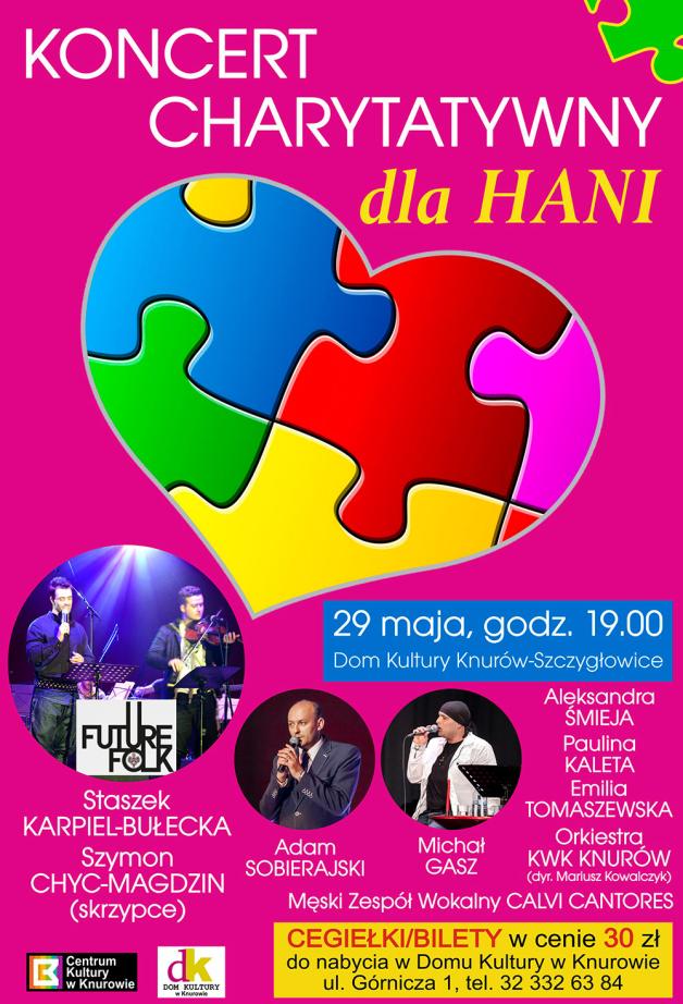 Charytatywne granie dla Hani w Knurowie