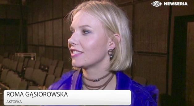 [VIDEO] Roma Gąsiorowska planuje trasę po Polsce ze spektaklem pt.: Płyń