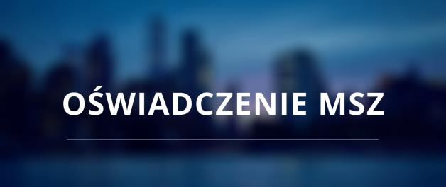 Oświadczenie MSZ w sprawie fikcyjnych referendów w regionach Ukrainy tymczasowo okupowanych przez Federację Rosyjską